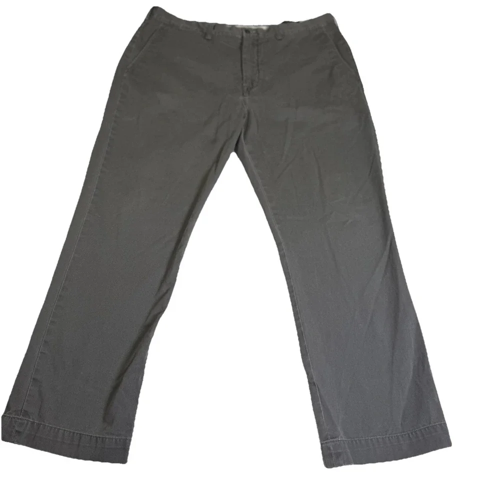 Polo Ralph Lauren Chino Pants Mens 38x30 Gray Excellent‎ Classic Cotton Twill